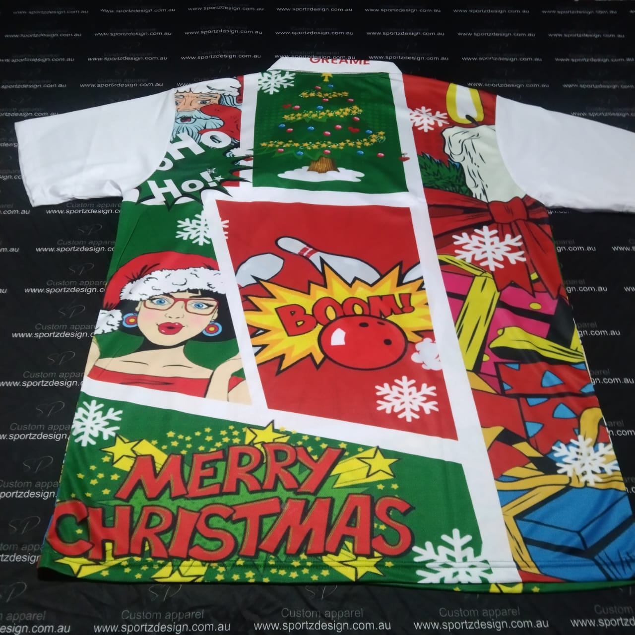Retro Xmas Tenpin Shirt