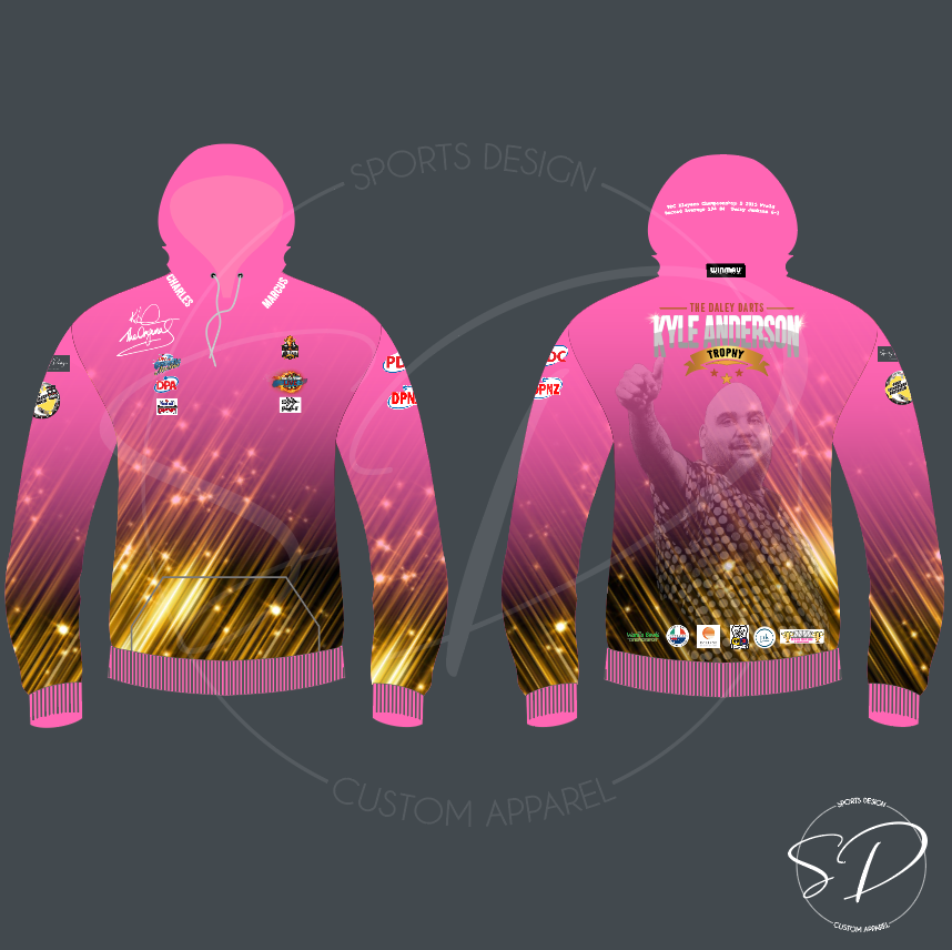 Pink Kyle Anderson Tribute Hoodie