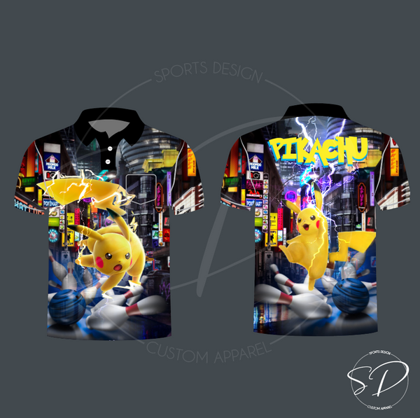 Tenpin Pikachu Shirt – Sportz Design