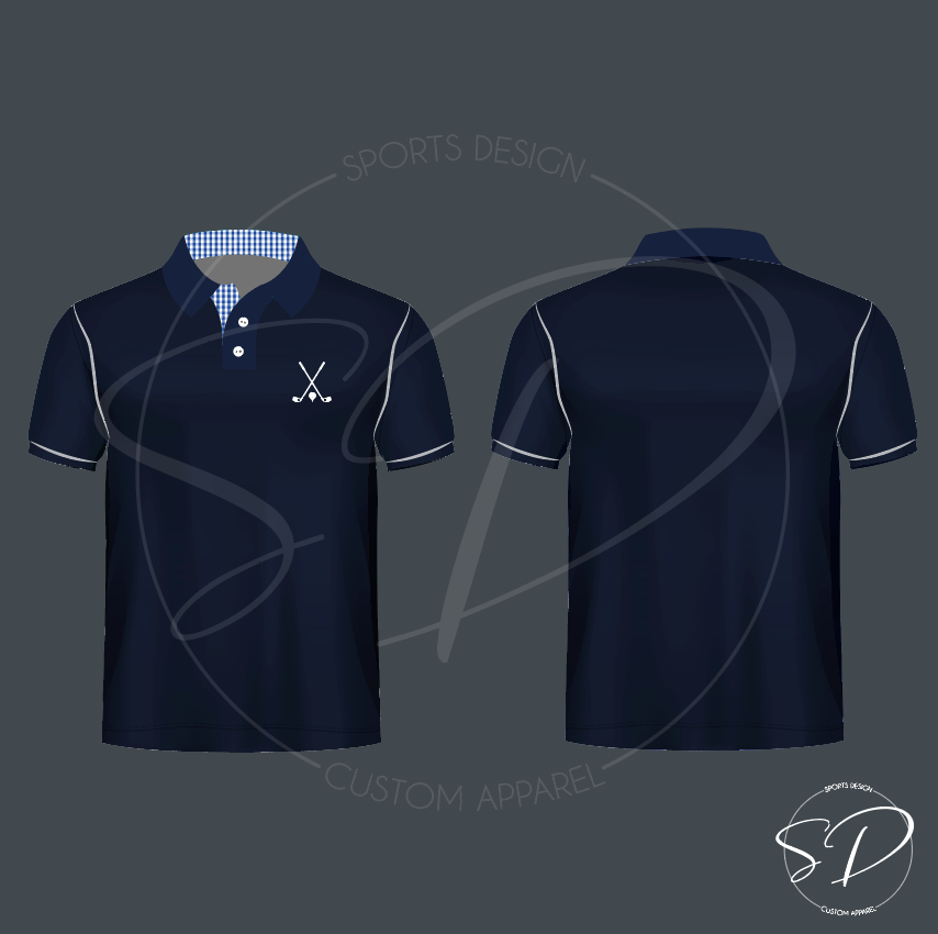 Navy Golf Polo